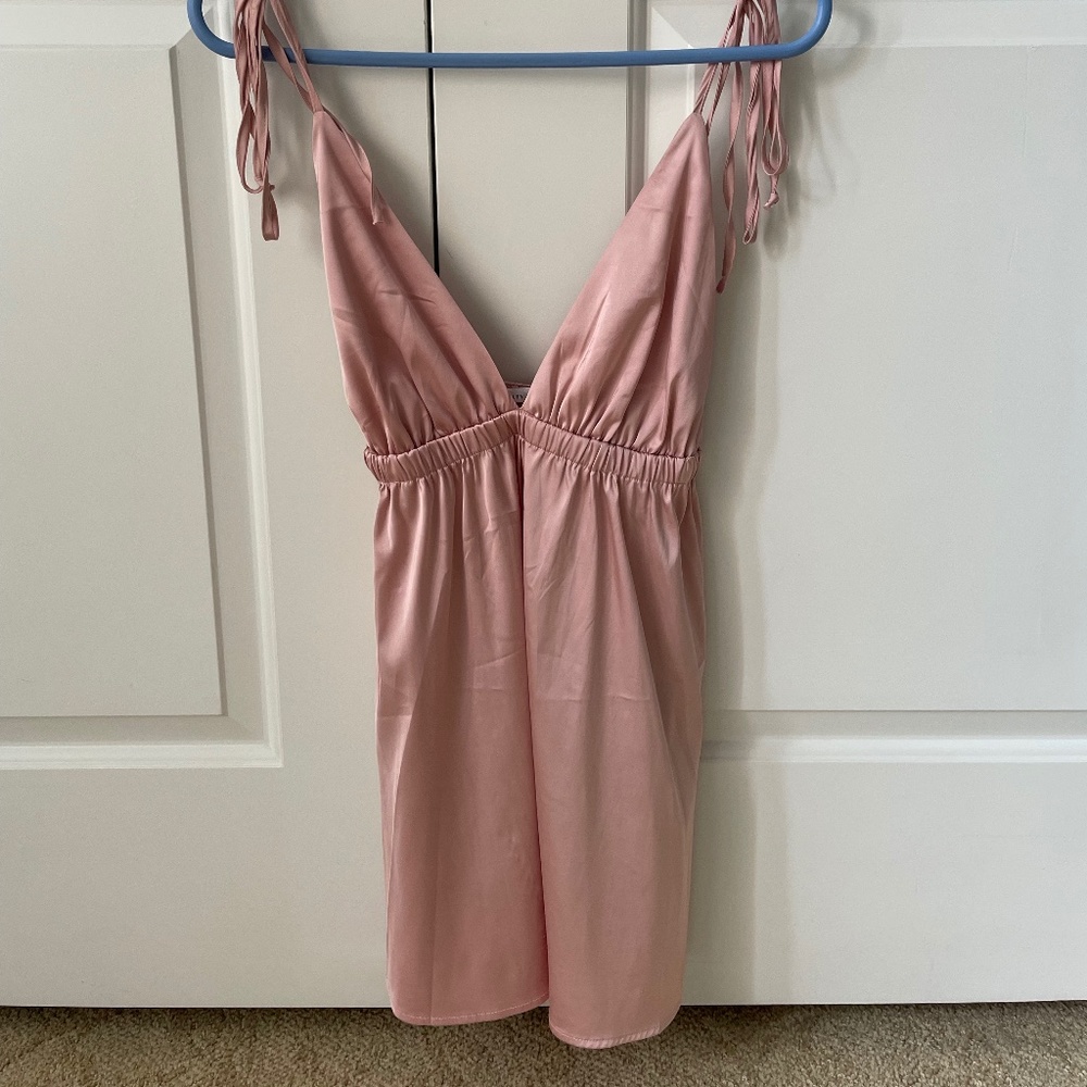 Island Gypsy Pink Silk Dress